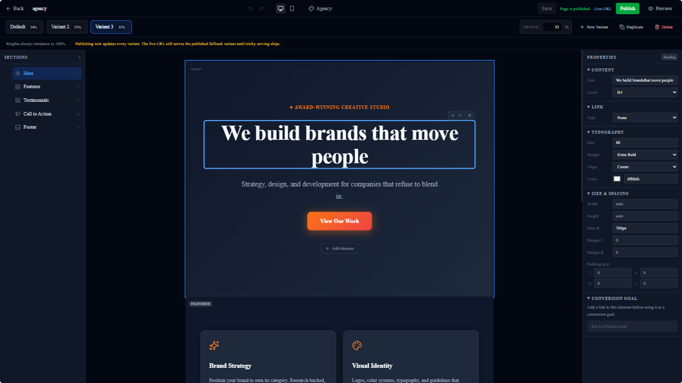 PageForge screenshot